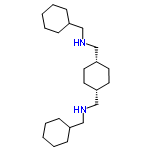 InChI=1/C22H42N2/c1-3-7-19(8-4-1)15-23-17-21-11-13-22(14-12-21)18-24-16-20-9-5-2-6-10-20/h19-24H,1-18H2/t21-,22+