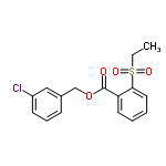 InChI=1/C16H15ClO4S/c1-2-22(19,20)15-9-4-3-8-14(15)16(18)21-11-12-6-5-7-13(17)10-12/h3-10H,2,11H2,1H3