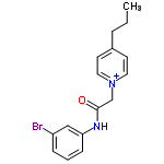 InChI=1/C16H17BrN2O/c1-2-4-13-7-9-19(10-8-13)12-16(20)18-15-6-3-5-14(17)11-15/h3,5-11H,2,4,12H2,1H3/p+1