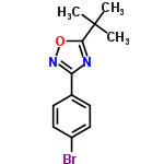 InChI=1/C12H13BrN2O/c1-12(2,3)11-14-10(15-16-11)8-4-6-9(13)7-5-8/h4-7H,1-3H3