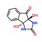 InChI=1/C10H8N2O4/c13-7-5-3-1-2-4-6(5)9(15)10(7,16)12-8(14)11-9/h1-4,15-16H,(H2,11,12,14)/t9-,10-/m1/s1