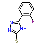 InChI=1/C8H6FN3S/c9-6-4-2-1-3-5(6)7-10-8(13)12-11-7/h1-4H,(H2,10,11,12,13)