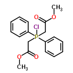 InChI=1/C18H20ClO4P/c1-22-17(20)13-24(19,14-18(21)23-2,15-9-5-3-6-10-15)16-11-7-4-8-12-16/h3-12H,13-14H2,1-2H3
