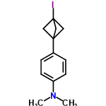 InChI=1/C13H16IN/c1-15(2)11-5-3-10(4-6-11)12-7-13(14,8-12)9-12/h3-6H,7-9H2,1-2H3