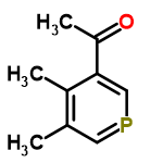 InChI=1/C9H11OP/c1-6-4-11-5-9(7(6)2)8(3)10/h4-5H,1-3H3