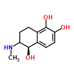 InChI=1/C11H15NO3/c1-12-8-4-2-7-6(10(8)14)3-5-9(13)11(7)15/h3,5,8,10,12-15H,2,4H2,1H3/t8?,10-/m1/s1