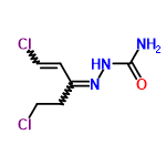 InChI=1/C6H9Cl2N3O/c7-3-1-5(2-4-8)10-11-6(9)12/h1,3H,2,4H2,(H3,9,11,12)