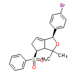 InChI=1/C21H21BrO3S/c1-21(2)19-17(20(25-21)14-8-10-15(22)11-9-14)12-13-18(19)26(23,24)16-6-4-3-5-7-16/h3-12,18-20H,13H2,1-2H3/t18-,19?,20+/m0/s1