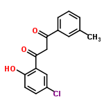 InChI=1/C16H13ClO3/c1-10-3-2-4-11(7-10)15(19)9-16(20)13-8-12(17)5-6-14(13)18/h2-8,18H,9H2,1H3