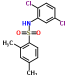 InChI=1/C14H13Cl2NO2S/c1-9-3-6-14(10(2)7-9)20(18,19)17-13-8-11(15)4-5-12(13)16/h3-8,17H,1-2H3