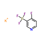 InChI=1/C5H3BF4N.K/c7-5-1-2-11-3-4(5)6(8,9)10;/h1-3H;/q-1;+1