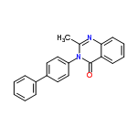 InChI=1/C21H16N2O/c1-15-22-20-10-6-5-9-19(20)21(24)23(15)18-13-11-17(12-14-18)16-7-3-2-4-8-16/h2-14H,1H3