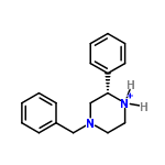 InChI=1/C17H20N2/c1-3-7-15(8-4-1)13-19-12-11-18-17(14-19)16-9-5-2-6-10-16/h1-10,17-18H,11-14H2/p+1/t17-/m1/s1