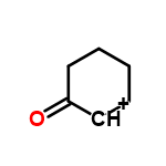 InChI=1/C6H9O/c7-6-4-2-1-3-5-6/h4H,1-3,5H2/q+1