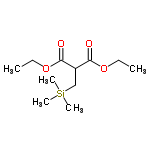 InChI=1/C11H22O4Si/c1-6-14-10(12)9(8-16(3,4)5)11(13)15-7-2/h9H,6-8H2,1-5H3