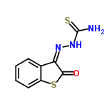 InChI=1/C9H7N3OS2/c10-9(14)12-11-7-5-3-1-2-4-6(5)15-8(7)13/h1-4H,(H3,10,12,14)/b11-7-