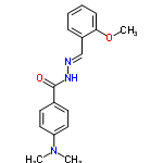 InChI=1/C17H19N3O2/c1-20(2)15-10-8-13(9-11-15)17(21)19-18-12-14-6-4-5-7-16(14)22-3/h4-12H,1-3H3,(H,19,21)/b18-12+