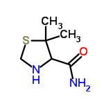 InChI=1/C6H12N2OS/c1-6(2)4(5(7)9)8-3-10-6/h4,8H,3H2,1-2H3,(H2,7,9)