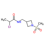 InChI=1/C8H15ClN2O3S/c1-6(9)8(12)10-3-7-4-11(5-7)15(2,13)14/h6-7H,3-5H2,1-2H3,(H,10,12)