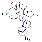 InChI=1/C30H39NO6/c1-16-7-18-13-31-21-11-28-14-36-26(3)9-19(28)23(20(32)10-26)17(2)24(34)25(28)29(12-22(33)35-15-29)27(21,4)5-6-30(31,8-16)37-18/h11,16-19,23,25H,5-10,12-15H2,1-4H3/t16-,17+,18+,19+,23+,25+,26-,27+,28+,29+,30-/m0/s1