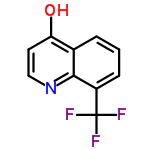 InChI=1/C10H6F3NO/c11-10(12,13)7-3-1-2-6-8(15)4-5-14-9(6)7/h1-5H,(H,14,15)