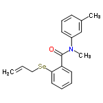 InChI=1/C18H19NOSe/c1-4-12-21-17-11-6-5-10-16(17)18(20)19(3)15-9-7-8-14(2)13-15/h4-11,13H,1,12H2,2-3H3