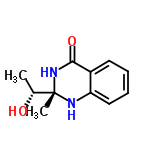 InChI=1/C11H14N2O2/c1-7(14)11(2)12-9-6-4-3-5-8(9)10(15)13-11/h3-7,12,14H,1-2H3,(H,13,15)/t7-,11+/m1/s1