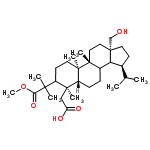 InChI=1/C31H52O5/c1-19(2)20-11-14-31(18-32)16-15-29(6)21(25(20)31)9-10-23-28(5,17-24(33)34)22(12-13-30(23,29)7)27(3,4)26(35)36-8/h19-23,25,32H,9-18H2,1-8H3,(H,33,34)/t20-,21?,22?,23+,25?,28-,29+,30+,31+/m0/s1