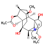 InChI=1/C25H39NO6/c1-5-26-11-23(12-30-3)7-6-19(28)25-15-8-14-17(31-4)10-24(29,16(22(25)26)9-18(23)25)20(15)21(14)32-13(2)27/h14-22,28-29H,5-12H2,1-4H3/t14-,15-,16+,17+,18-,19+,20-,21+,22?,23+,24+,25+/m1/s1