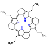 InChI=1/C44H54N4/c1-5-13-25-29-17-9-22-34-38-27(15-7-3)31-19-11-24-36(43(31)47-38)40-28(16-8-4)32-20-12-23-35(44(32)48-40)39-26(14-6-2)30-18-10-21-33(42(30)46-39)37(25)45-41(29)34/h45,48H,5-24H2,1-4H3/b37-33-,38-34-,39-35-,40-36-