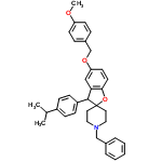 InChI=1/C36H39NO3/c1-26(2)29-11-13-30(14-12-29)35-33-23-32(39-25-28-9-15-31(38-3)16-10-28)17-18-34(33)40-36(35)19-21-37(22-20-36)24-27-7-5-4-6-8-27/h4-18,23,26,35H,19-22,24-25H2,1-3H3