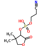 InChI=1/C9H14NO6P/c1-9(2)6-14-8(11)7(9)16-17(12,13)15-5-3-4-10/h7H,3,5-6H2,1-2H3,(H,12,13)