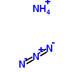 InChI=1/N3.H3N/c1-3-2;/h;1H3/q-1;/p+1