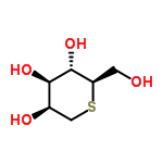 InChI=1/C6H12O4S/c7-1-4-6(10)5(9)3(8)2-11-4/h3-10H,1-2H2/t3-,4-,5-,6-/m1/s1