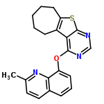 InChI=1/C21H19N3OS/c1-13-10-11-14-6-5-8-16(19(14)24-13)25-20-18-15-7-3-2-4-9-17(15)26-21(18)23-12-22-20/h5-6,8,10-12H,2-4,7,9H2,1H3