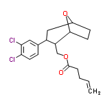 InChI=1/C19H22Cl2O3/c1-2-3-4-19(22)23-11-15-14(10-13-6-8-18(15)24-13)12-5-7-16(20)17(21)9-12/h2,5,7,9,13-15,18H,1,3-4,6,8,10-11H2