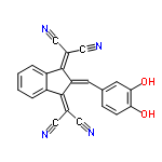 InChI=1/C22H10N4O2/c23-9-14(10-24)21-16-3-1-2-4-17(16)22(15(11-25)12-26)18(21)7-13-5-6-19(27)20(28)8-13/h1-8,27-28H