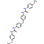 InChI=1/C29H28N4O4/c1-36-26-15-11-24(12-16-26)32-28(34)30-22-7-3-20(4-8-22)19-21-5-9-23(10-6-21)31-29(35)33-25-13-17-27(37-2)18-14-25/h3-18H,19H2,1-2H3,(H2,30,32,34)(H2,31,33,35)