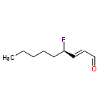 InChI=1/C9H15FO/c1-2-3-4-6-9(10)7-5-8-11/h5,7-9H,2-4,6H2,1H3/b7-5+/t9-/m1/s1