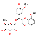 InChI=1/C24H32O11/c1-30-15-6-4-5-7-16(15)34-18(11-25)23(13-8-9-14(26)17(10-13)31-2)33-12-19-20(27)21(28)22(29)24(32-3)35-19/h4-10,18-29H,11-12H2,1-3H3/t18-,19-,20+,21+,22-,23+,24+/m1/s1