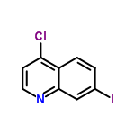 InChI=1/C9H5ClIN/c10-8-3-4-12-9-5-6(11)1-2-7(8)9/h1-5H