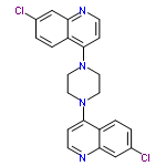 InChI=1/C22H18Cl2N4/c23-15-1-3-17-19(13-15)25-7-5-21(17)27-9-11-28(12-10-27)22-6-8-26-20-14-16(24)2-4-18(20)22/h1-8,13-14H,9-12H2