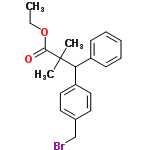 InChI=1/C20H23BrO2/c1-4-23-19(22)20(2,3)18(16-8-6-5-7-9-16)17-12-10-15(14-21)11-13-17/h5-13,18H,4,14H2,1-3H3