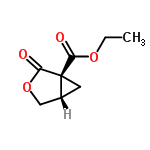 InChI=1/C8H10O4/c1-2-11-6(9)8-3-5(8)4-12-7(8)10/h5H,2-4H2,1H3/t5-,8-/m1/s1