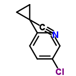 InChI=1/C10H8ClN/c11-9-3-1-8(2-4-9)10(7-12)5-6-10/h1-4H,5-6H2