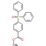 InChI=1/C20H17O3P/c1-23-20(21)16-12-14-19(15-13-16)24(22,17-8-4-2-5-9-17)18-10-6-3-7-11-18/h2-15H,1H3