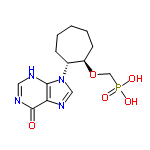 InChI=1/C13H19N4O5P/c18-13-11-12(14-6-15-13)17(7-16-11)9-4-2-1-3-5-10(9)22-8-23(19,20)21/h6-7,9-10H,1-5,8H2,(H,14,15,18)(H2,19,20,21)/t9-,10-/m1/s1