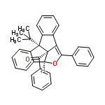 InChI=1/C34H28O2/c1-32(2,3)34-26-20-12-10-18-24(26)28-29(22-14-6-4-7-15-22)36-31(25-19-11-13-21-27(25)34)33(28,34)30(35)23-16-8-5-9-17-23/h4-21,31H,1-3H3/t31-,33+,34+/m0/s1