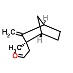 InChI=1/C11H16O/c1-8-9-3-4-10(7-9)11(8,2)5-6-12/h6,9-10H,1,3-5,7H2,2H3/t9-,10+,11+/m1/s1