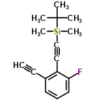 InChI=1/C16H19FSi/c1-7-13-9-8-10-15(17)14(13)11-12-18(5,6)16(2,3)4/h1,8-10H,2-6H3